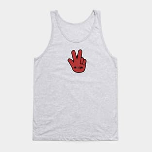 4x4 Hand with Grille Red Tank Top